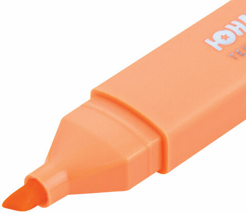Текстовыделитель ЮНЛАНДИЯ "COLORSTAR PASTEL", ПЕРСИКОВЫЙ, линия 1-4 мм, 151715