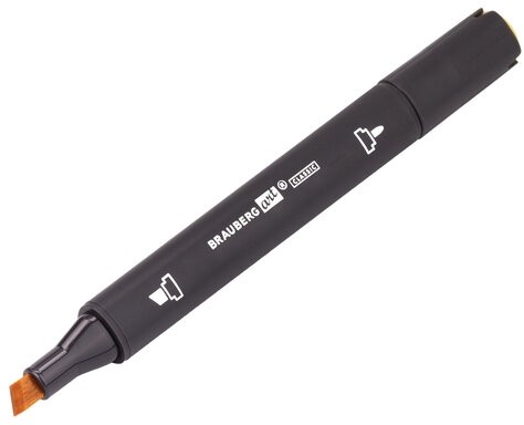 Маркер для скетчинга двусторонний 1 мм - 6 мм BRAUBERG ART CLASSIC, ПАСТЕЛЬНЫЙ ЖЕЛТЫЙ (Y204), 151819