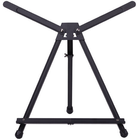 Мольберт настольный алюминиевый складной, 56х37х38 см, в чехле, высота холста до 60 см, BRAUBERG, 192256