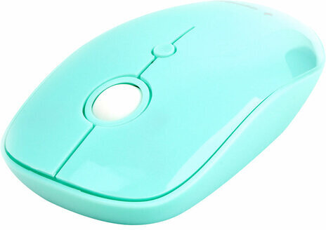 Мышь беспроводная GEMBIRD MUSW-395, 3 кнопки + 1 колесо-кнопка, оптическая, бирюзовая