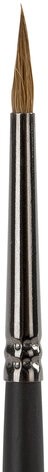 Кисть художественная проф. BRAUBERG ART CLASSIC, колонок, круглая, № 2, короткая ручка, 200931