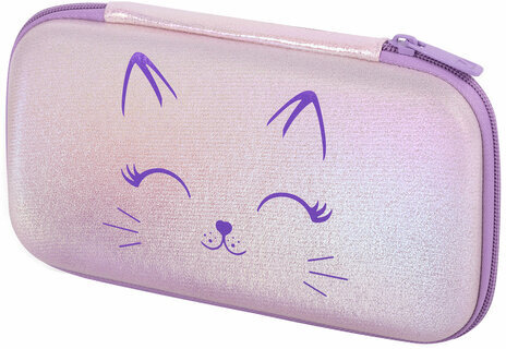 Пенал BRAUBERG SHINY, 1 отделение, 1 откидная планка, EVA, 22х13х4 см, "Cheerful", 271554