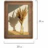 Рамка из мангового дерева BRAUBERG LOFT EGO, фото 15х21 см, акриловый экран, 20х26 см, 391281