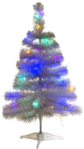 Электрогирлянда светодиодная ЗОЛОТАЯ СКАЗКА "Роса", 20 ламп, 2 м, многоцветная, на батарейках, 591101