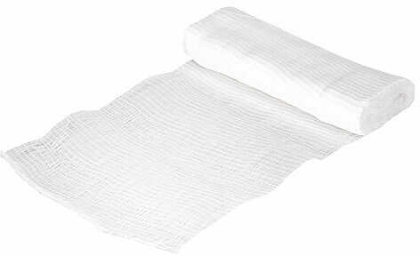 Бинт марлевый нестерильный 14 см х 7 м, КОМПЛЕКТ 25 шт., плотность 28(±2) г/м2, NF