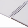 Скетчбук, белая бумага 120 г/м2, 145х205 мм, 40 л., гребень, жёсткая подложка, BRAUBERG ART DEBUT, 110988