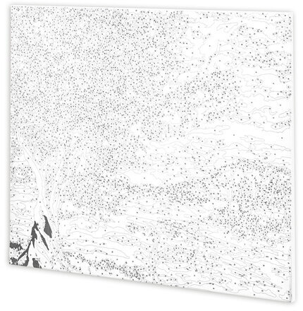 Картина по номерам 40х50 см, ОСТРОВ СОКРОВИЩ "Цветущая сакура", на подрамнике, акриловые краски, 3 кисти, 662494