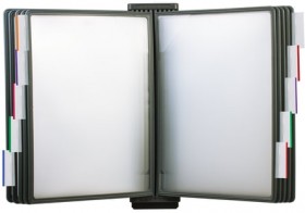 Демосистема настенная, с 10 серыми панелями А4, BRAUBERG, 231235