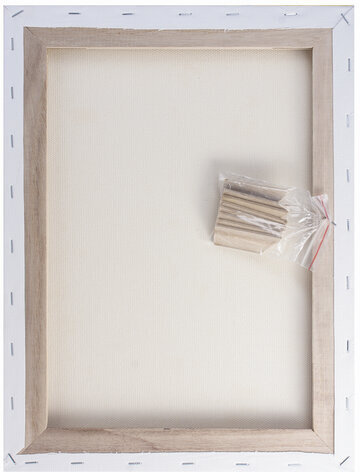 Холсты на подрамнике в коробе, КОМПЛЕКТ 4 шт. (30х40 см), 280 г/м2, грунт, 100% хлопок, BRAUBERG ART DEBUT, 880331