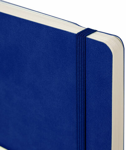 Блокнот-скетчбук А5 (130х210 мм), BRAUBERG ULTRA, под кожу, 80 г/м2, 96 л., без линовки, темно-синий, 113020