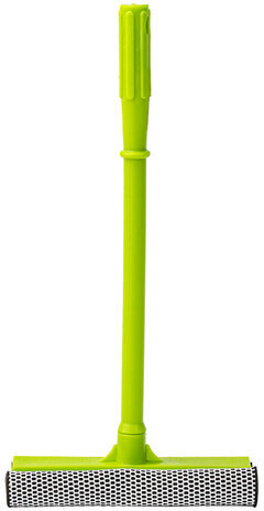 Окномойка ЛЮБАША, пластиковая ручка 40 см, рабочая часть 20 см (стяжка, губка, ручка), 603614