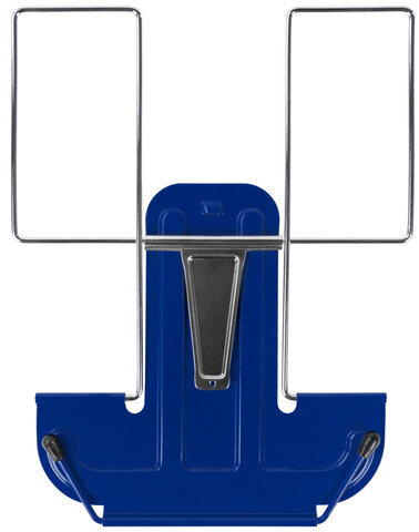Подставка для книг и учебников металлическая, синяя, BRAUBERG LINE, 237966