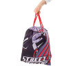 Мешок для обуви BRAUBERG PREMIUM, карман, подкладка, светоотражающие элементы, 43х33 см, Street racing, 270284