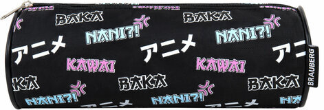 Пенал-косметичка BRAUBERG, Anime, черный, 20х7х7 см, 272295