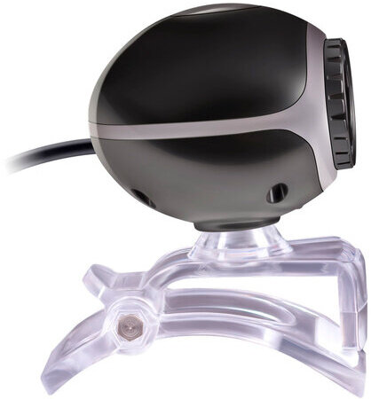 Веб-камера DEFENDER C-090, 0,3 Мп, микрофон, USB 2.0, регулируемое крепление, черная, 63090