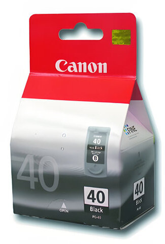Картридж струйный CANON (PG-40) Pixma iP1200/1600/1700/2200/MP150/160/170/180/210, черный, 0615B025