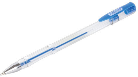 Ручки гелевые ПИФАГОР, НАБОР 6 ЦВЕТОВ, НЕОНОВЫЕ, корпус прозрачный, узел 0,7 мм, линия письма 0,5 мм, 142798