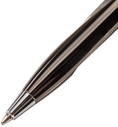 Ручка подарочная шариковая GALANT "VITRUM", корпус металл, детали серебристые, узел 0,7 мм, синяя, 143504