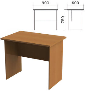 Стол письменный "Монолит", 900х600х750 мм, цвет орех гварнери, СМ19.3