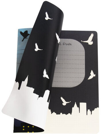 Тетрадь 60 л. в клетку обложка SoftTouch, бежевая бумага 70 г/м2, сшивка, В5 (179х250 мм), ТУМАН, BRAUBERG, 1403819