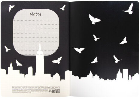 Тетрадь 60 л. в клетку обложка SoftTouch, бежевая бумага 70 г/м2, сшивка, В5 (179х250 мм), ТУМАН, BRAUBERG, 1403819