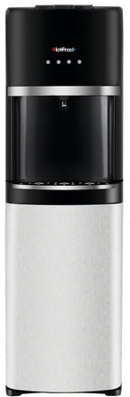 Кулер для воды HOT FROST 35AEN, напольный, НАГРЕВ/ОХЛАЖДЕНИЕ ЭЛЕКТРОННОЕ, 1 кран (3 кнопки), черный/серебро, 120203502