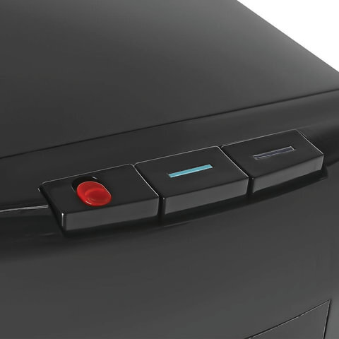 Кулер для воды HOT FROST 35AEN, напольный, НАГРЕВ/ОХЛАЖДЕНИЕ ЭЛЕКТРОННОЕ, 1 кран (3 кнопки), черный/серебро, 120203502