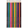 Карандаши с двухцветным грифелем BRAUBERG BICOLOUR, 12 штук, 24 цвета, 181855