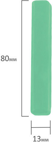 Мел цветной ПИФАГОР, набор 10 шт., квадратный, 221168