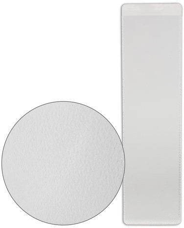 Карманы самоклеящиеся на корешок папки 70 мм (191х50 мм), КОМПЛЕКТ 5 шт., BRAUBERG, 224074