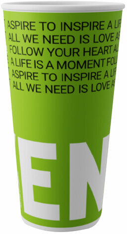 Стакан одноразовый 500 мл, 50 шт., бумажный однослойный для холодного "Enjoy new", СКАНДИПАКК, -5135