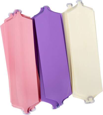 Бант-шар d = 15 см для подарка, НАБОР 3 шт., глянец, цвета розовый, фиолетовый, бежевый, ЗОЛОТАЯ СКАЗКА, 591833