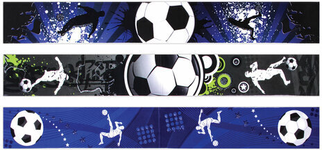 Закладки для книг с магнитом "ФУТБОЛ", набор 6 шт., блестки, 25x196 мм, ЮНЛАНДИЯ, 111645