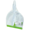 Совок для мусора ЛЮБАША со щеткой-сметкой, пластик, резиновая кромка, 603615