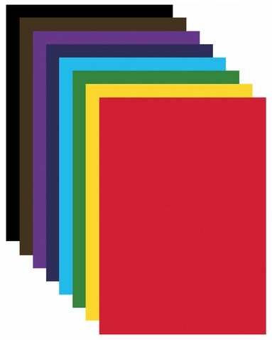 Картон цветной А4 немелованный, 24 листов, 8 цветов, в папке, ЮНЛАНДИЯ, 200х290 мм, "Коала", 115640