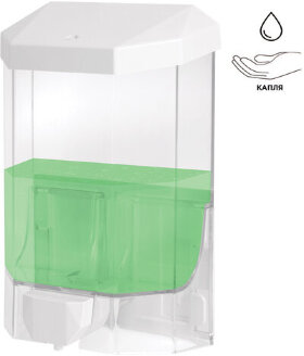 Дозатор для жидкого мыла LAIMA PROFESSIONAL ORIGINAL, НАЛИВНОЙ, 1 л, прозрачный, пластик, 605773