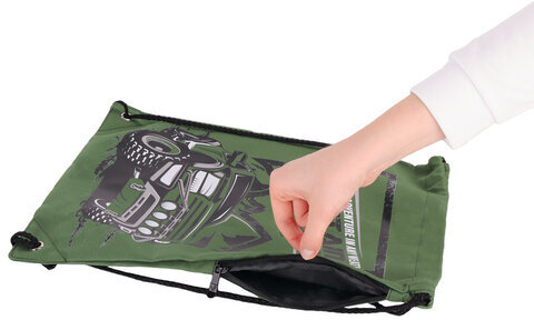 Мешок для обуви BRAUBERG PREMIUM, карман, подкладка, светоотражающие элементы, 43х33 см, Mountain conqueror, 270286