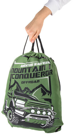 Мешок для обуви BRAUBERG PREMIUM, карман, подкладка, светоотражающие элементы, 43х33 см, Mountain conqueror, 270286