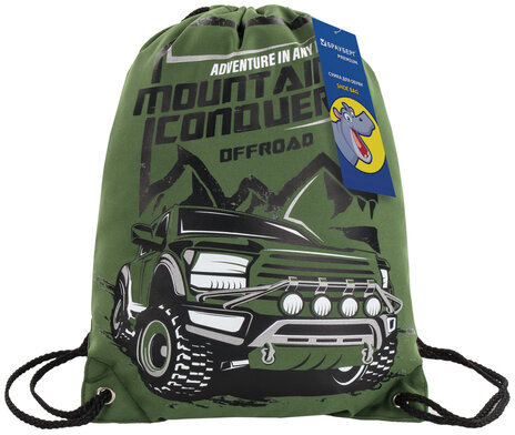 Мешок для обуви BRAUBERG PREMIUM, карман, подкладка, светоотражающие элементы, 43х33 см, Mountain conqueror, 270286