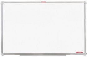 Доска магнитно-маркерная 60х90 см, алюминиевая рамка, ГАРАНТИЯ 10 ЛЕТ, РОССИЯ, ОФИСМАГ, 236446