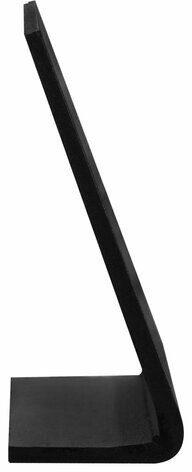 Ценник L-образный для мелового маркера A6 (10,5x14,8 см), КОМПЛЕКТ 10 шт., ПВХ, ЧЕРНЫЙ, BRAUBERG, 291295