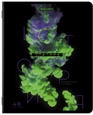 Тетради предметные, КОМПЛЕКТ 12 ПРЕДМЕТОВ, "PIGMENT", 48 л., глянцевый УФ-лак, BRAUBERG, 404834