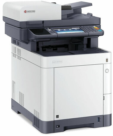 МФУ лазерное ЦВЕТНОЕ KYOCERA ECOSYS M6235cidn "3 в 1", А4, 35 стр./мин, 100 000 стр./мес., ДУПЛЕКС, АПД, сетевая карта, 1102V03NL1