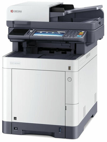 МФУ лазерное ЦВЕТНОЕ KYOCERA ECOSYS M6235cidn "3 в 1", А4, 35 стр./мин, 100 000 стр./мес., ДУПЛЕКС, АПД, сетевая карта, 1102V03NL1