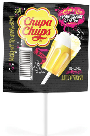 Карамель CHUPA CHUPS (Чупа-Чупс) "В-РОР" тропический, 15 г, 85594