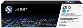 Картридж лазерный HP (CF401X) LaserJet Pro M277n/dw/M252n/dw, №201X, голубой, оригинальный, ресурс 2300 страниц