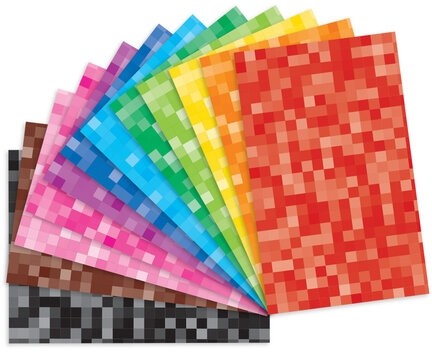 Картон цветной А4 МЕЛОВАННЫЙ, 24 листа, 12 цветов, в папке, BRAUBERG KIDS, M.Craft, 200х290 мм, 116417