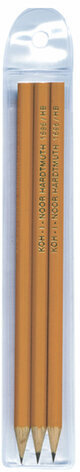 Карандаши чернографитные НАБОР 3 шт. B-H KOH-I-NOOR "1696", 1696/3, 1696003040TE