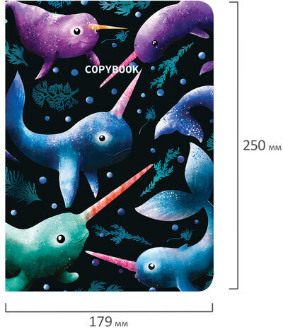 Тетради 60 л. в клетку обложка SoftTouch, НАБОР 2 шт., бежевая бумага 70 г/м2, сшивка, B5 (179х250 мм), FANTASY, BRAUBERG, 403820