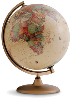 Глобус античный TECNODIDATTICA &quot;Discovery&quot; (Италия), диаметр 300 мм, с подсветкой, 0330DIRS0DI1G04